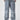 LIGHT BLUE LOOSE FIT CROSS PATCH JEANS