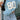 LIGHT BLUE MESH JERSEY WITH OVERSIZED NUMBER PRINT