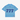 LIGHT BLUE OVERSIZED COMFORT T-SHIRT WITH 777 DESIGN