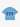 LIGHT BLUE OVERSIZED COMFORT T-SHIRT WITH 777 DESIGN