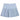 LIGHT BLUE PLEATED MINI SKIRT WITH PLAYFUL BOWS