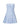 LIGHT BLUE STRAPLESS MINI DRESS WITH PLEATED SKIRT SLIM FIT