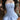 LIGHT BLUE STRAPLESS MINI DRESS WITH PLEATED SKIRT SLIM FIT