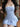 LIGHT BLUE STRAPLESS MINI DRESS WITH PLEATED SKIRT SLIM FIT