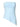 LIGHT BLUE STRAPLESS TOP WITH PLAYFUL SLANTED HEM