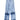 LIGHT BLUE TIE-DYE JEANS SP240325YAFO FLATTERING MID-WAIST PANT