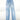 LIGHT BLUE WIDE-LEG JEANS - LOOSE FIT COTTON BLEND