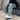 LIGHT BLUE WIDE-LEG JEANS WITH BUTTONED SLITS - LOOSE BAGGY STYLE