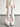 LIGHT PINK FLARED PANTS COTTON KNIT SPRING SUMMER