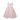 LIGHT PINK SPAGHETTI-STRAP DRESS WITH DEEP NECKLINE, SLEEVELESS DESIGN