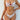LINGERIE SET HEARTS PATTERN SPAGHETTI STRAPS
