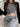 LONG-SLEEVED SHIRT WITH RAGLAN SLEEVE RIB IN GRAY AND BLACK