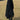 LONGLINE COAT BLACK VINTAGE DOUBLE-BREASTED ELEGANCE