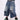 LOOSE FIT DENIM BERMUDA SHORTS CASUAL WOVEN