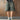 LOOSE FIT KNEE HIGH DENIM BERMUDA SHORTS
