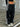 LOOSE FIT STRIPE PANTS BLACK WITH WHITE STRIPES