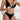 LOVE ALPHABET PANEL SWIMSUIT SEXY TWO-PIECE