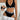 LOVE ALPHABET PANEL SWIMSUIT SEXY TWO-PIECE