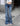 LOW-RISE FLARE JEANS IN BLUE - Y2K LOW WAIST DENIM - XS - Sweetheart Supplies