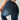 LOW-RISE FLARE JEANS IN DARK WASH - FADED LOW WAIST STYLE
