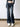 LOW-RISE FLARED JEANS WITH BLAUE WASCHUNG FLARED DESIGN - Sweetheart Supplies