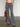 LOW RISE FLARED TROUSERS IN GREY - LOW RISE TAILORED DESIGN