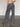 LOW RISE FLARED TROUSERS IN GREY - LOW RISE TAILORED DESIGN