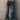 LOW-RISE WIDE-LEG DENIM JEANS RIPPED BOYFRIEND FLARED
