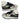 LOW-TOP SNEAKER WITH STAR DETAIL IN GRADIENT GREY VEGAN LEATHER