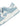 LOW-TOP SNEAKERS BLUE AND WHITE ROUND TOE SHOE SP230818IWDN