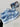 LOW-TOP SNEAKERS BLUE AND WHITE ROUND TOE SHOE SP230818IWDN