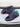 LOW-TOP SNEAKERS WITH PURPLE ACCENTS AND RUBBER OUTSOLE