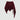 MAROON ASYMMETRICAL SHORT SKIRT HIGH ELASTICITY