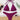 MAROON HALTER BIKINI SET CLASSIC THONG ENSURES EXCELLENT FIT