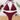 MAROON HALTER BIKINI SET CLASSIC THONG ENSURES EXCELLENT FIT
