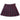 MAROON PLAID PLEATED SKIRT FOR WOMEN