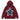 MAROON ZIP-UP HOODIE WITH STAR DESIGN FOR MEN OR WOMEN