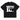 MEN'S BLACK CREW NECK T-SHIRT RANDOM PRINTING