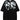 MENS BLACK GRAPHIC TEE POSITIONING PRINTING HIGH-QUALITY COTTON