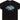 MEN'S BLACK TEE GEOMETRIC PATTERN CASUAL SETTINGS