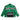 MEN'S GREEN LEATHER JACKET WITH LONG SLEEVE AND STAND COLLAR, TRENDY CASUAL