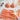 MERMAID SWIMSUIT SKIRT SET IRIDESCENT ORANGE FABRIC TEXTURE