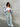 MID WAIST DISTRESSED CARGO JEANS IN LIGHT WASH COTTON BLEND