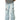 MID WAIST DISTRESSED CARGO JEANS IN LIGHT WASH COTTON BLEND