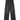 MID WAIST WIDE LEG BLACK DENIM CARGO PANTS