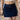 MINI SKIRT WITH BUCKLE BELT - BLACK DENIM CARGO MINI