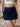 MINI SKIRT WITH BUCKLE BELT - BLACK DENIM CARGO MINI