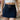 MINI SKIRT WITH BUCKLE BELT - BLACK DENIM CARGO MINI