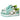 MINT GREEN SNEAKERS WITH SMILING FACE EMBROIDERY FOR CASUAL WEAR
