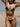 MONOCHROME DEEP V NECK BIKINI SET WITH ELASTANE FABRIC